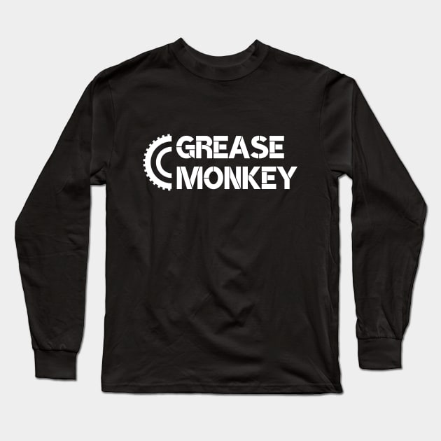 Grease Monkey Crank Long Sleeve T-Shirt by hoppso